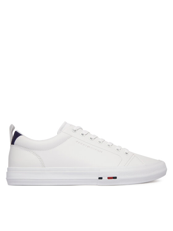 Tommy Hilfiger Tommy Hilfiger Sportcipők Harlem Street Lth FM0FM05708 Fehér