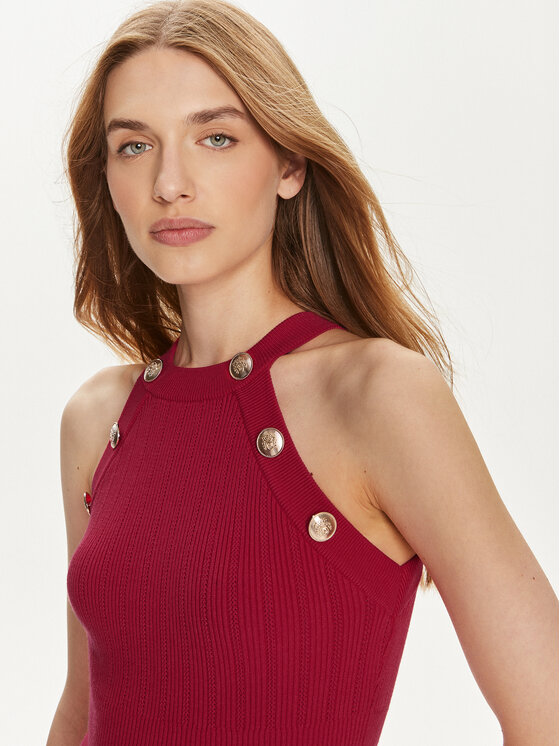 Marciano Guess Marciano Guess Kokteilinė suknelė 4GGK04 5810Z Rožinė Slim Fit