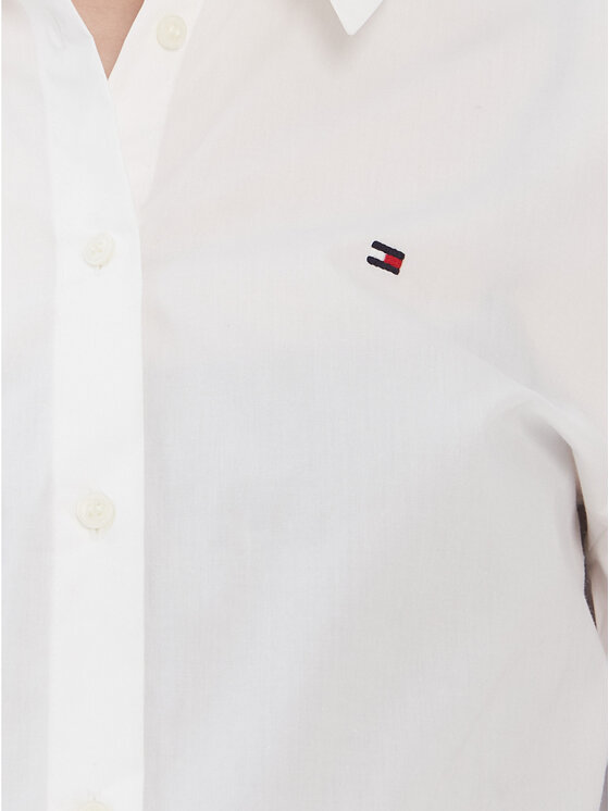 Tommy Hilfiger Tommy Hilfiger Košile WW0WW43577 Bílá Regular Fit