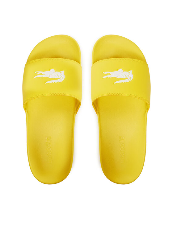 Lacoste Lacoste Şlapi Serve Sliders 7-49CMA0041 Galben