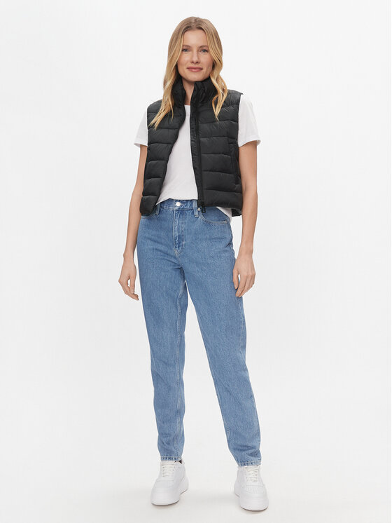 ONLY ONLY Bezrękawnik Madie 15308180 Czarny Regular Fit