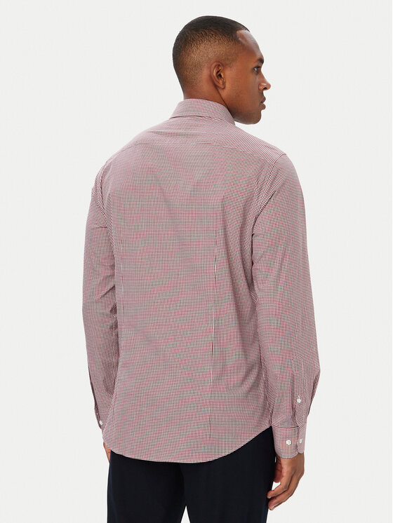 Tommy Hilfiger Tommy Hilfiger Hemd Gingham MW0MW42931 Rot Regular Fit