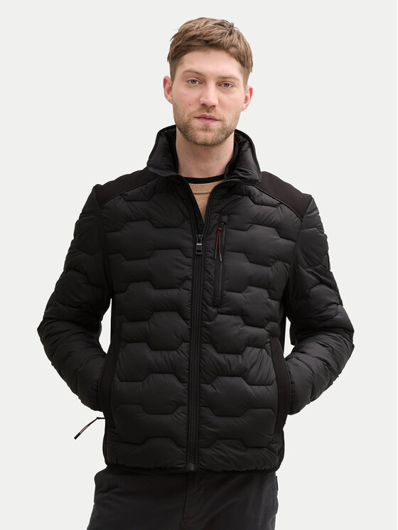 Tom Tailor Prechodná bunda 1044089 Čierna Regular Fit
