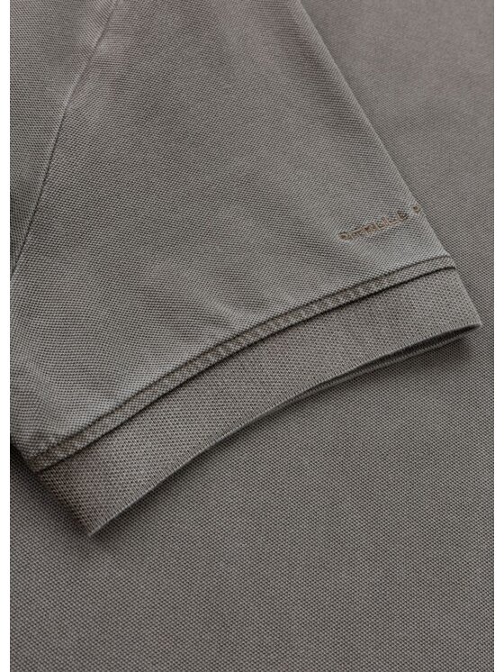 PITBULL PITBULL Polo Pique SMALL LOGO Brązowy Regular Fit