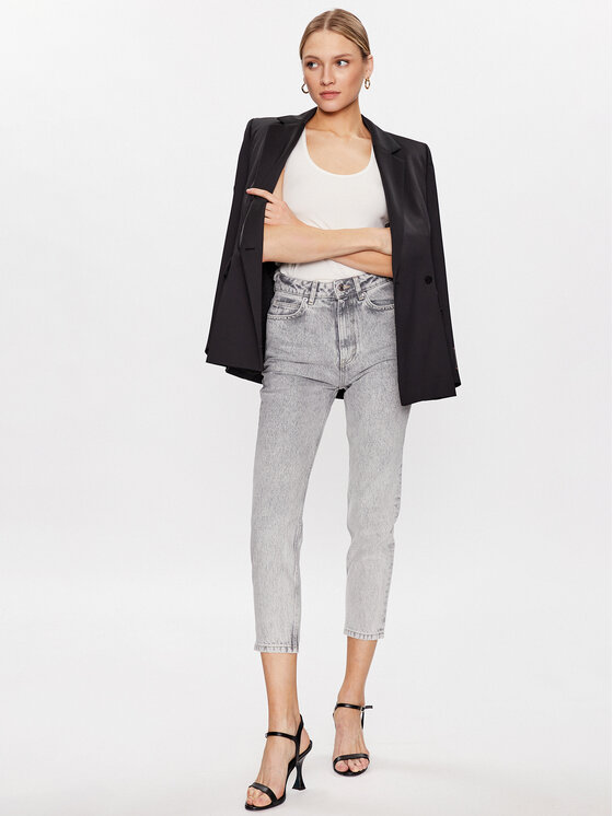 HUGO Hugo Jeans hlače 50485789 Siva Relaxed Fit