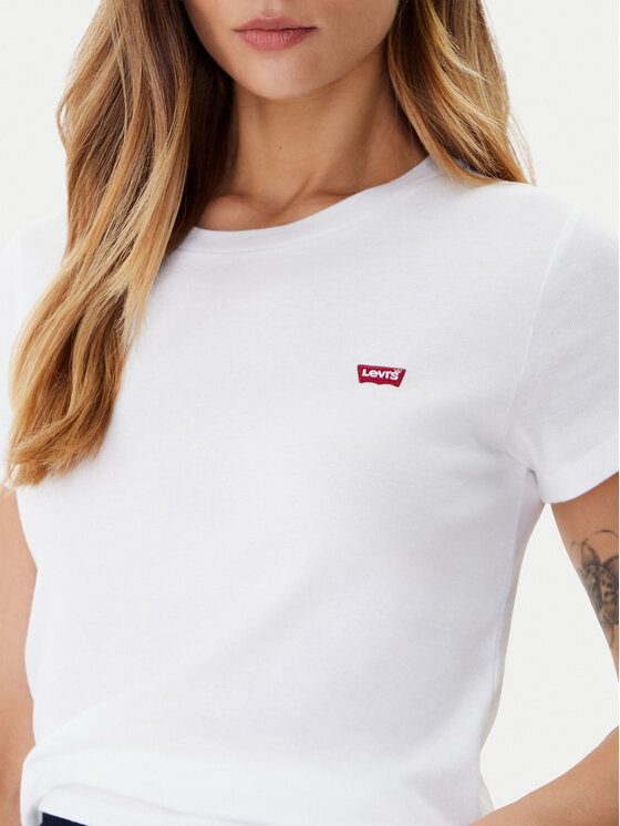 Levi's® Levi's® Komplet t-shirtów Essential 004AO-0002 Biały Slim Fit