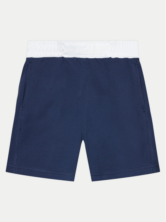 United Colors Of Benetton Pantaloni scurți sport 3088C902S Bleumarin Regular Fit