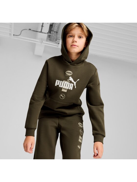 Puma Puma Bluza 681859 Zielony Regular Fit