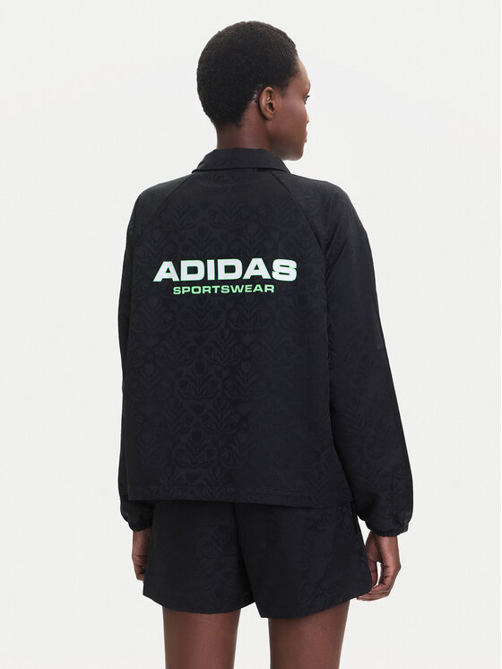 adidas adidas Prijelazna jakna Tiro x Common Goal Coaches JL7647 Crna Loose Fit