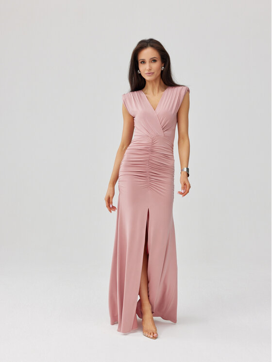 Roco Fashion Roco Fashion Abito da sera Noelia Rosa Slim Fit