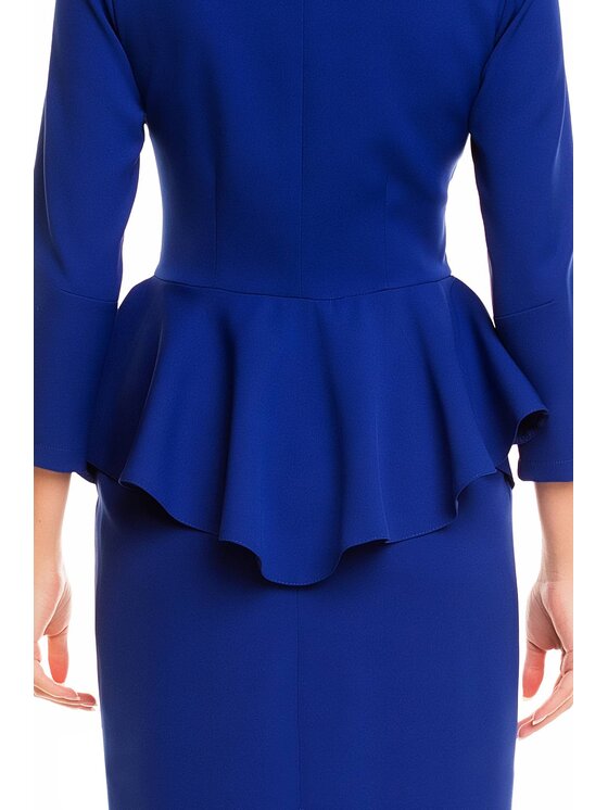 Awama Awama Vestito da giorno A132 Blu Basic Fit