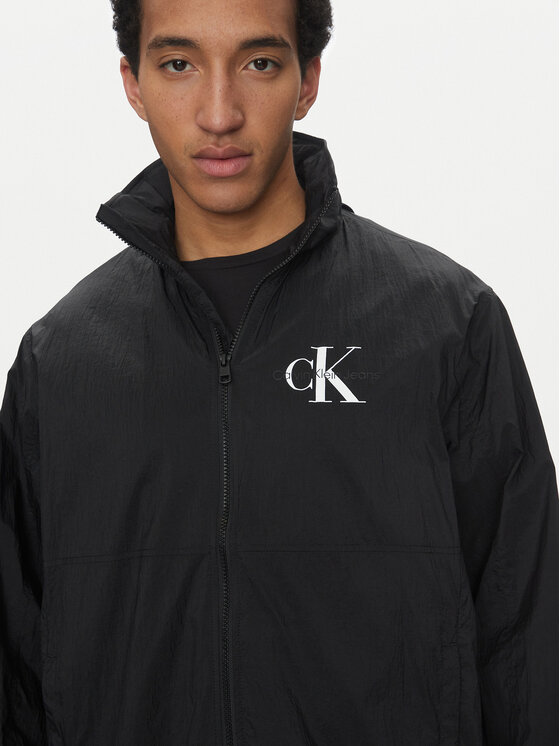 Calvin Klein Jeans Calvin Klein Jeans Μπουφάν μεταβατικό J30J325108 Μαύρο Regular Fit
