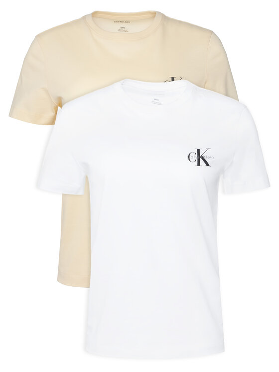 Calvin Klein Jeans Calvin Klein Jeans Set di t-shirt LV047C905G Giallo chiaro Regular Fit