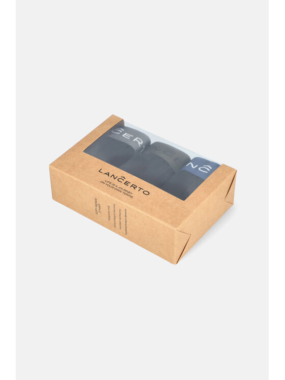 Lancerto Lancerto Komplet 3 par slipów NBI073123000020 Czarny