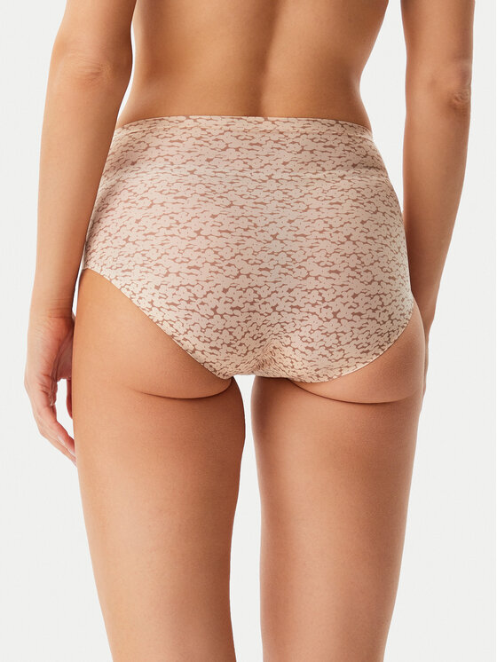 Chantelle Chantelle Klasične spodnje hlačke z visokim pasom Soft Stretch C11D70 Bež