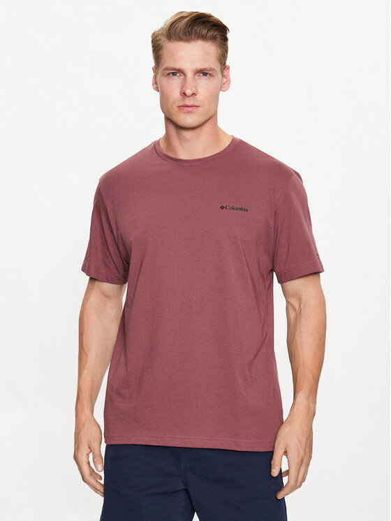 Columbia Columbia T-Shirt Thistletown Hills 1990751 Μπορντό Regular Fit