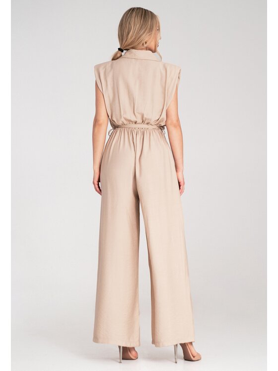 FIGL FIGL Overal M1176 Béžová Regular Fit