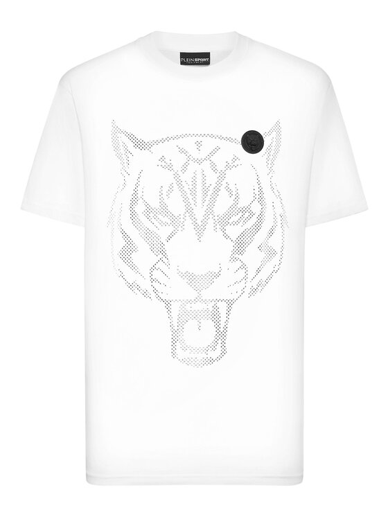 Plein Sport Plein Sport T-Shirt 22425 Biały Regular Fit