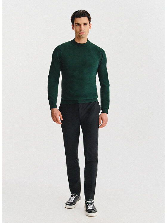 Pako Lorente Pako Lorente Sweter P25WF-2X-019 Zielony Classic Fit