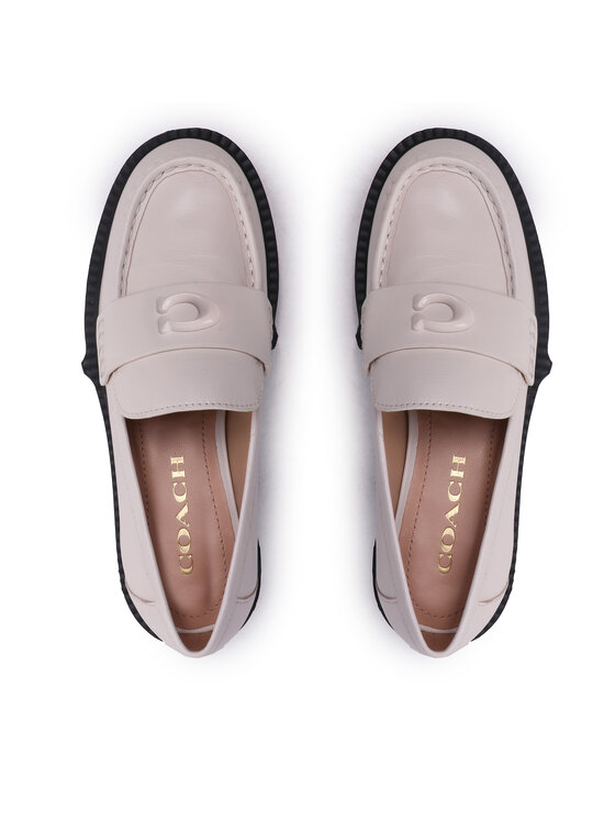 Coach Coach Loafersy Leah CB990 Beżowy