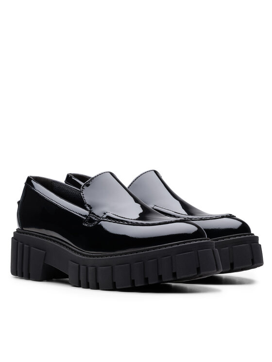 Clarks Clarks Čevlji brez vezalk Page Loafer 26178682 Črna