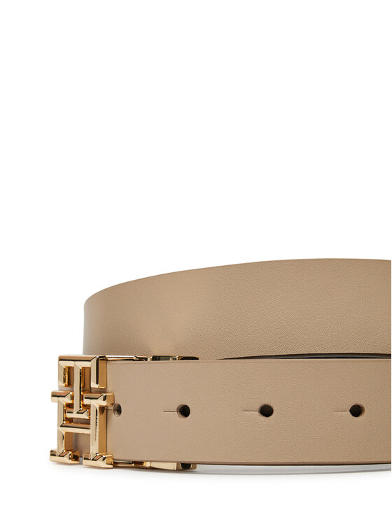 Tommy Hilfiger Tommy Hilfiger Dámský pásek Th Logo Rev 3.0 AW0AW17247 Tmavomodrá