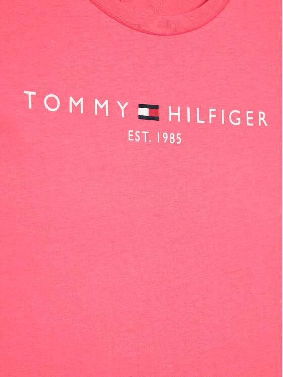 Tommy Hilfiger Tommy Hilfiger Тишърт Essential Tee KG0KG05242 D Розов Regular Fit