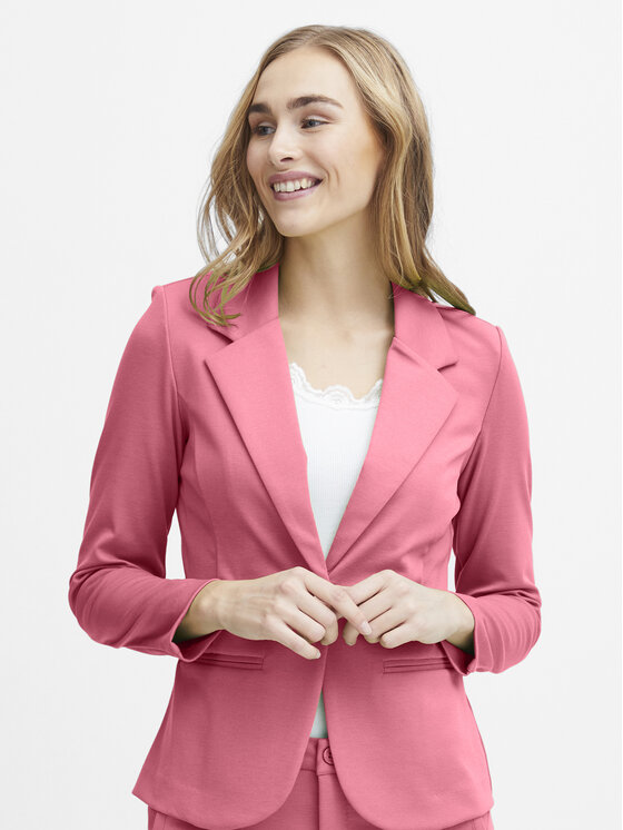 Fransa Fransa Sakko 20605896 Rosa Regular Fit