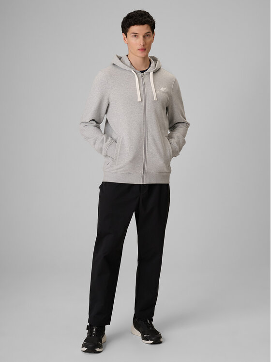 4F 4F Bluza PLAYER Szary jasny Regular Fit