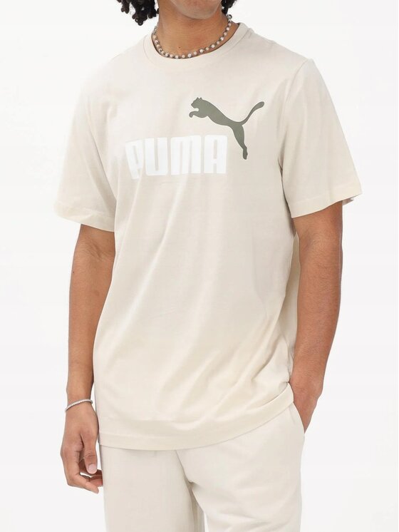 Puma Puma T-Shirt 684708-86 Beżowy Standard Fit