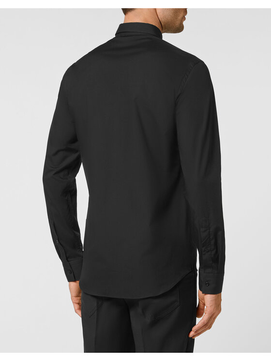 PHILIPP PLEIN PHILIPP PLEIN Camicia 1431 Nero Fitted Fit