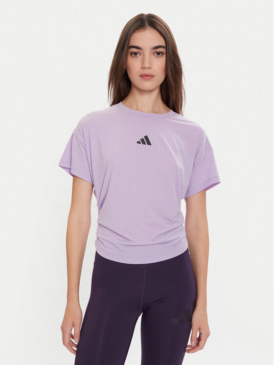 adidas adidas T-Shirt Power JX1191 Fialová Regular Fit