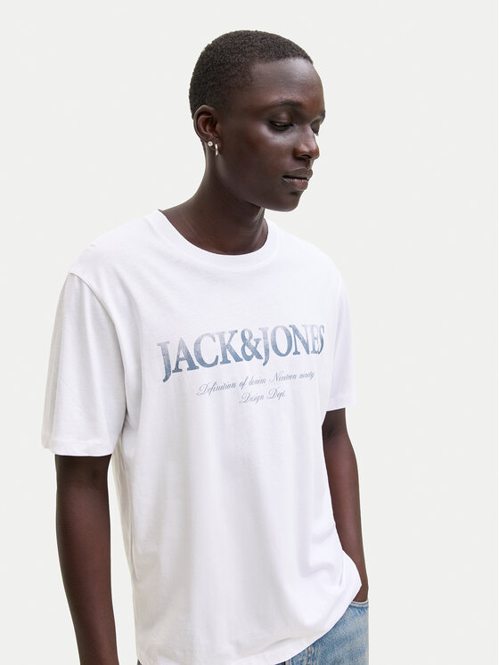 Jack & Jones Jack & Jones T-särk Evin 12290173 Valge Regular Fit