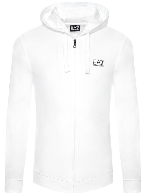 EA7 Emporio Armani EA7 Emporio Armani Суитшърт 8NPM03 PJ05Z 1100 Бял Regular Fit