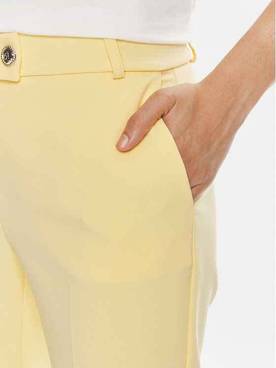 Rinascimento Rinascimento Штани з тканини CFC0118281003 Жовтий Regular Fit