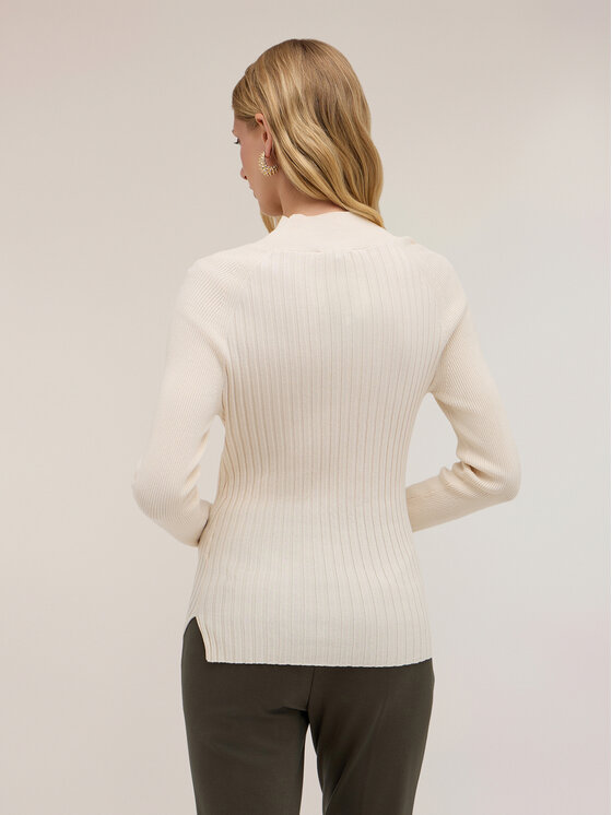 Motivi Motivi Maglione M275W003991N003 Crema Slim Fit