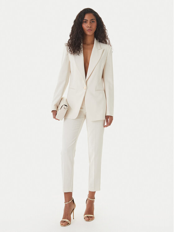 Fracomina Fracomina Bleizers FR26SJ2001W42901 Écru Regular Fit