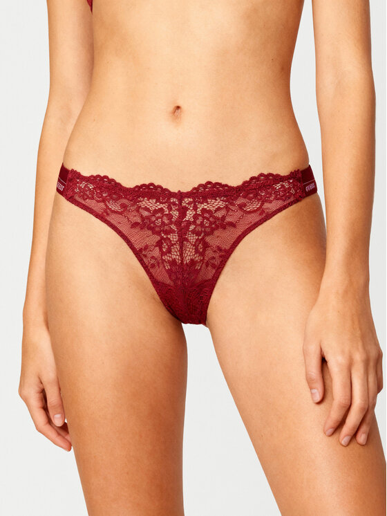 Guess Guess Chilot tanga O4YE01 PZ01C Roșu