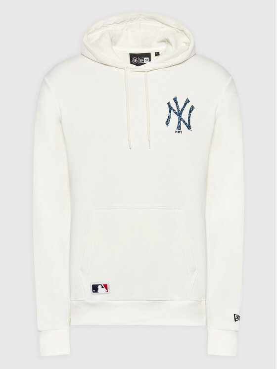 New era MLB Seasonal Infill New York Yankees Hoodie White