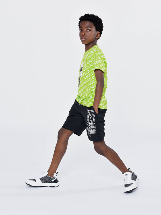 Karl Lagerfeld Kids Badeshorts - Kinderkleidung, Größe 14Y Schwarz Z20098 D