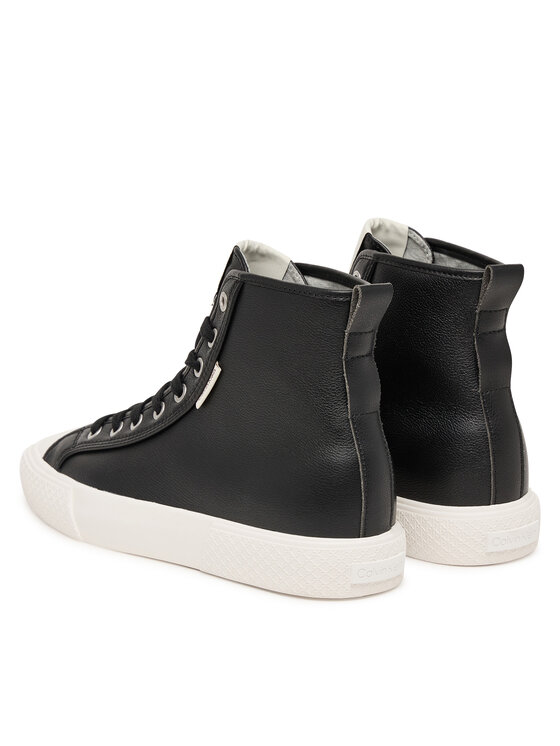 Calvin Klein Calvin Klein Scarpe da ginnastica Vulc Lace Up Hightop Lth HW0HW03076 Nero