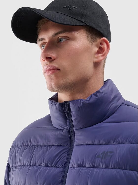 4F 4F Kurtka puchowa 4FWAW24TDJAM483-31S Niebieski Regular Fit