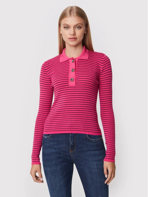 Pinko Polohemd Palmito 1G181R A027 Rosa Regular Fit