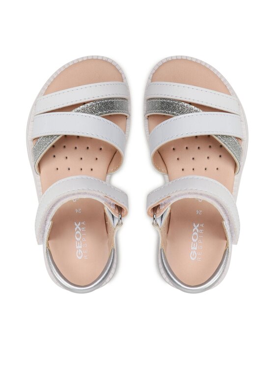 Geox Geox Σανδάλια J Sandal Karly Girl J5235D00254C1000 M Λευκό