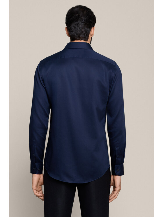 Lancerto Lancerto Koszula Armida Granatowa KO073226000006 Granatowy Slim Fit