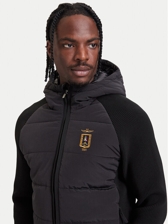 Aeronautica Militare Aeronautica Militare Μπουφάν μεταβατικό 262AM1389UCL00005 Μαύρο Regular Fit