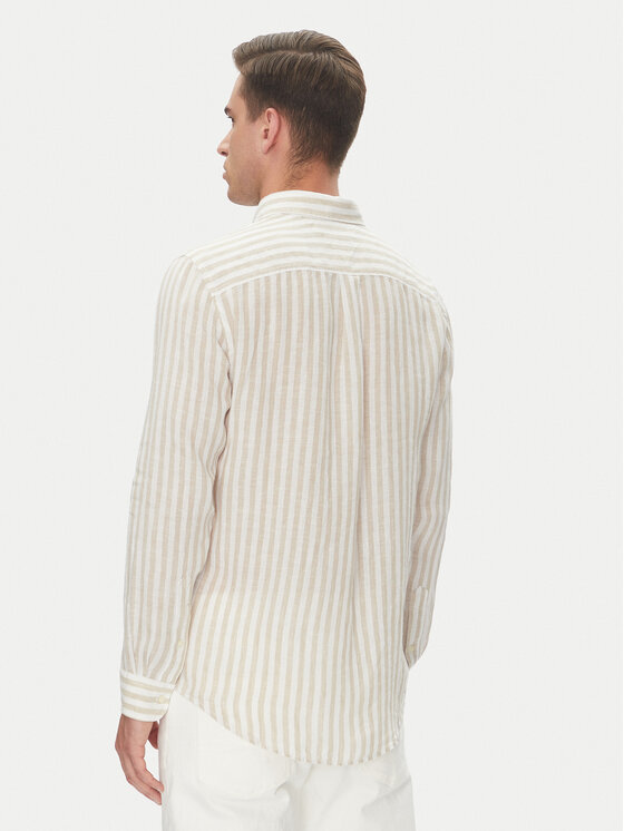 Tommy Hilfiger Tommy Hilfiger Košile Essential MW0MW38581 Béžová Regular Fit
