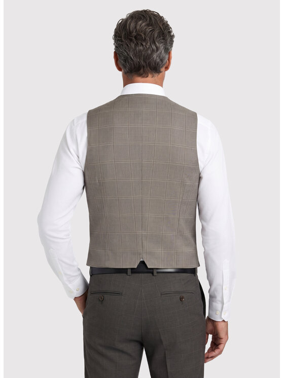 Pako Lorente Pako Lorente Kamizelka P26WF-8X-004 Brązowy Slim Fit