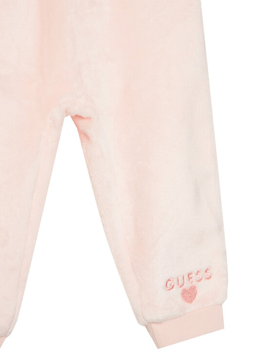 Guess Guess Tepláková souprava A6BG14 W4050 Světle růžová Regular Fit
