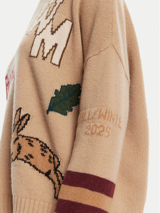 Weekend Max Mara Weekend Max Mara Džemper Pavidi 2525366262 Bež Oversize